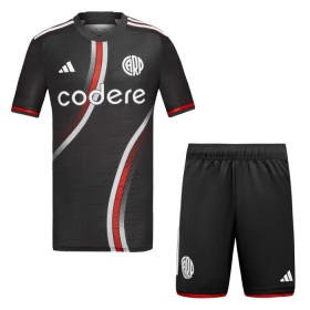 Koszulka CA River Plate Dziecięcy Trzeci 2023-24 Koszulki Piłkarskie Krótki Rękaw